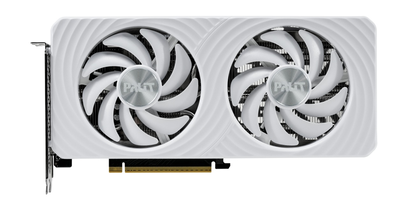 Видеокарта PALIT NE75060U19P1-GB2063M RTX5060 WHITE OC 8GB GDDR7 128bit 3-DP HDMI/sticker