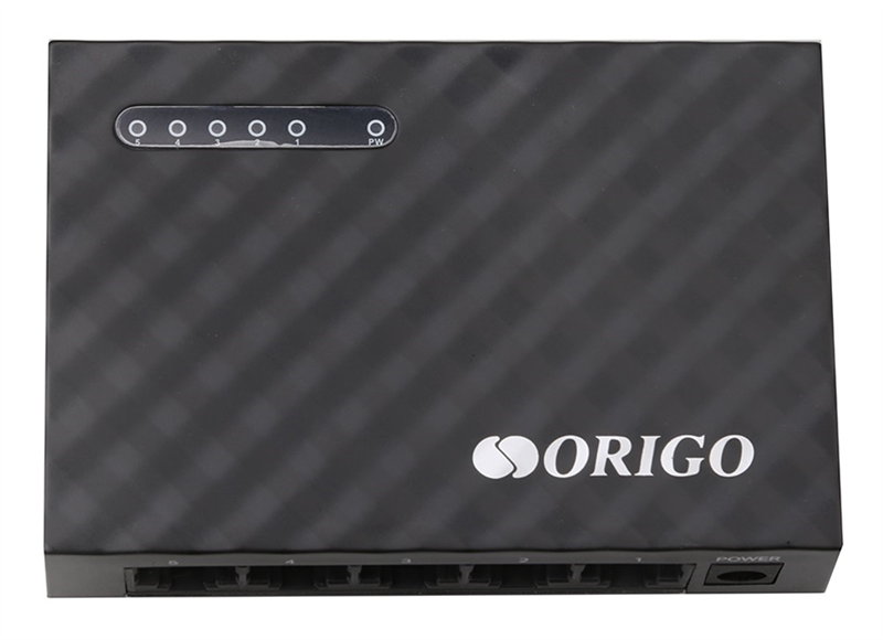Коммутатор ORIGO Неуправляемый коммутатор, 5x1000Base-T, корпус пластик