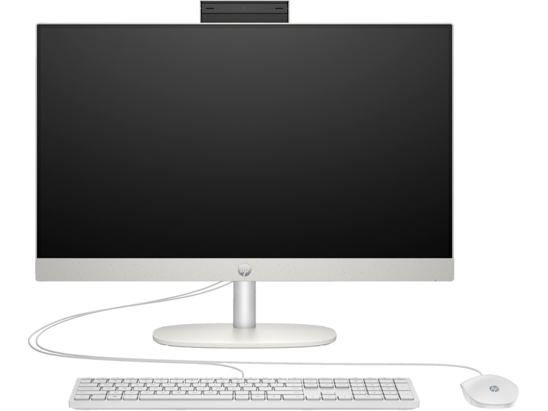 HP 24-cr0038ci NT 23.8" FHD(1920x1080) Core i5-1335U, 8GB DDR4 3200 (1x8GB), SSD 512Gb, Intel Internal Graphics, noDVD, kbd(rus)&mouse wired, HD Webcam, ShellWhite, Win11Ru, 1Y Wty