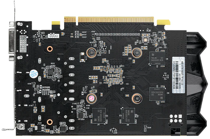 Видеокарта MAXSUN MS-GTX1050Ti TF 4G//GTX1050Ti HDMI, DP, DVI, 4G, D5