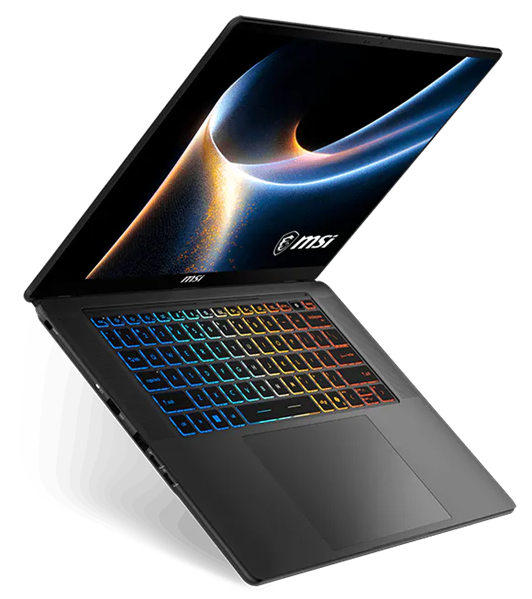 ноутбук MSI Stealth 16 AI+ B3WH Core 9 386H 16" 16:10 QHD+ (2560 x 1600) OLED, 240hz,DDR5 32GB (16GB*2),1TB SSD,NV RTX 5070 Ti (GDDR7 12GB),99Whr,2.1kg,2y,Win11Home,Black