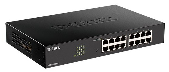 Коммутатор D-Link Настраиваемый L2 коммутатор, 16х1000Base-T