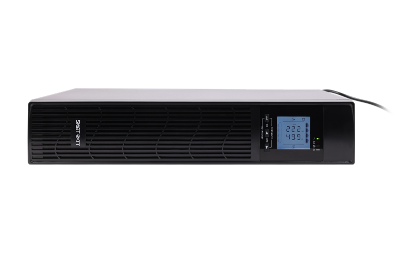 Источник бесперебойного питания SMARTWATT ИБП линейно-интерактивный SIN, 1000/800 ВА/Вт, стоечный/напольный, LCD дисплей, IEC C13 - 3 шт., Schuko CEE7/4 - 1 шт.