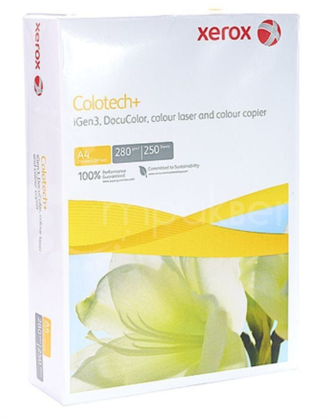 Бумага XEROX Colotech Plus 170CIE, 280г, A4, 250 листов (кратно 4 шт) (См. 003R97097)