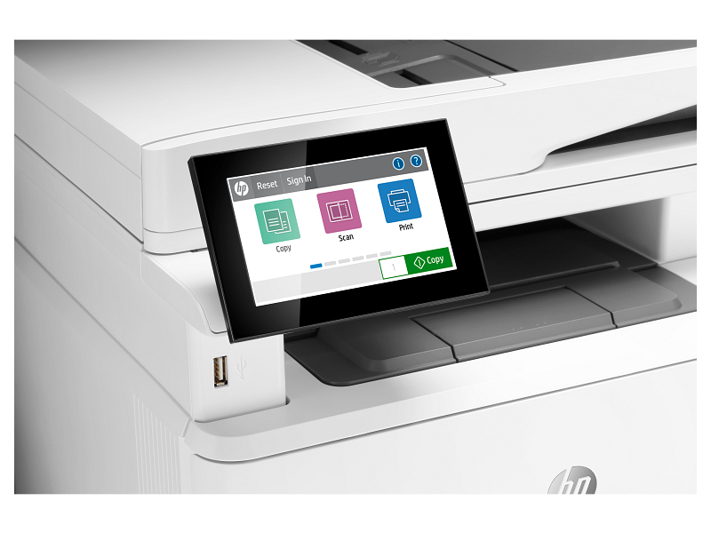 Многофункциональное устройство лазерное HP LaserJet Enterprise MFP M430f (p/c/s/f, A4, 1200dpi, 38ppm (40 HP high speed), 2Gb, 2trays 100+250, ADF 50, USB/GigEth, Duplex, cart. in box 3000)