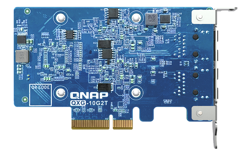 Сетевая карта QNAP Expansion Card QXG-10G2T PCIe Gen3x4 2x10GbE(BASE-T)