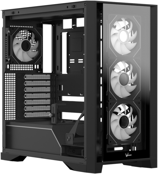 корпус Formula V Line Air Power G8 Black, ATX, Dual Front Panels, TYPE-C*1, USB3.0*1