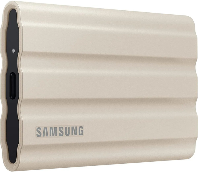 Твердотельный накопитель SSD Samsung T7 Shield External 1Tb (1024GB) Beige USB 3.2 (MU-PE1T0K/WW) 1year