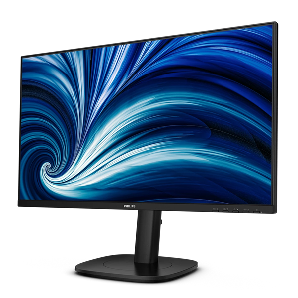 Монитор 23,8" Philips 24B2N3200J 1920x1080 WLED, 16:9 IPS 300cd, 1500:1, 50M:1, 4ms, 178°/178°, VGA, HDMI, DP, USB hub: 3*USB3.2, 120Hz, Speakers, Tilt, Height, Swivel, Pivot, Internal, VESA, Black, 3y