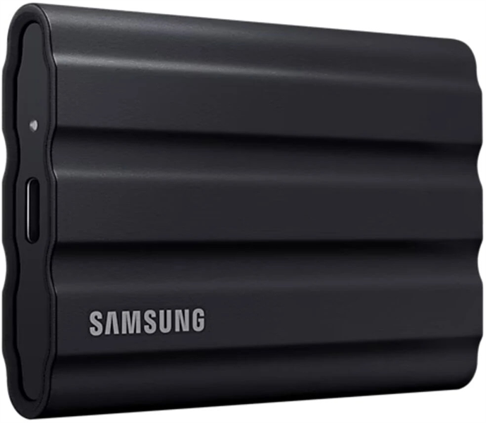 Твердотельный накопитель SSD Samsung T7 Shield External 4Tb BLACK USB 3.2 (MU-PE4T0S) 1year