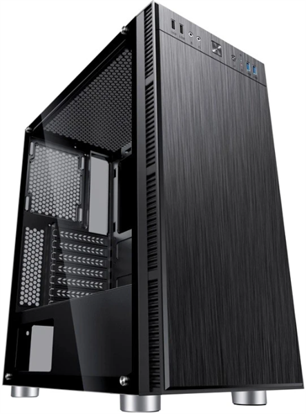 корпус Accord 3407 black w/o PSU ATX 8x120mm 2xUSB2.0 1xUSB3.0 audio bott PSU