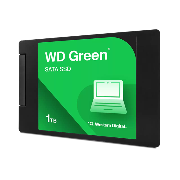 Твердотельный накопитель Western Digital Green SSD 2,5” SATA 1Tb, WDS100T5G0A, 1 year