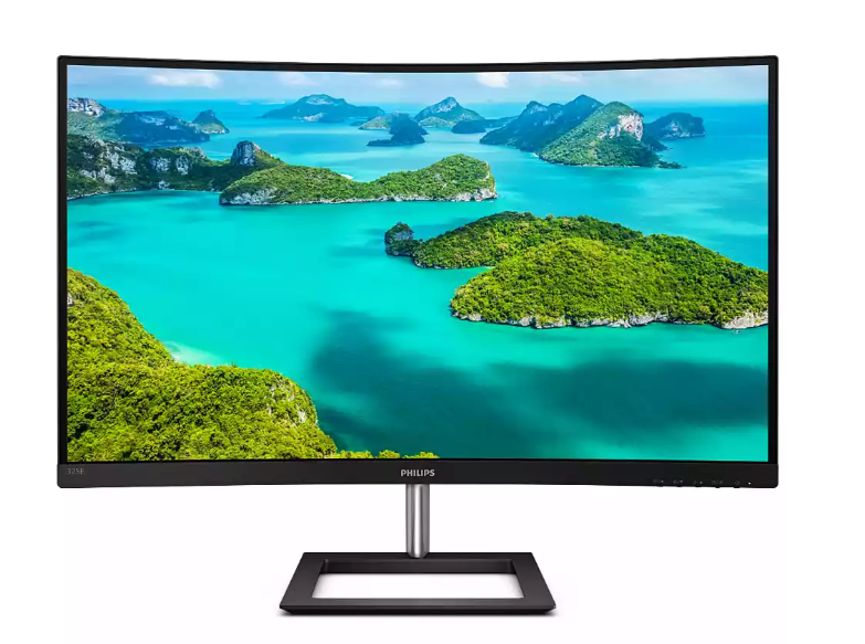 31,5" Philips 325E1C изогнутый 2560 x 1440 75Гц VA W-LED 16:9 4ms(GtG) VGA HDMI DP 50M:1 3000:1 178/178 250cd Tilt Black