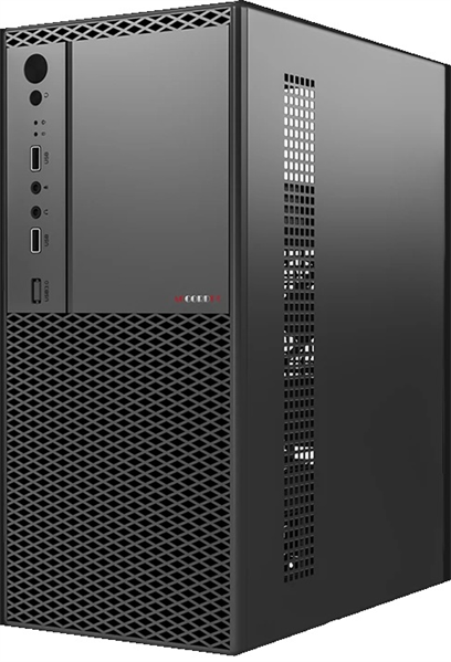 корпус Accord ACC-1605B black w/o PSU mATX 2x120mm 2xUSB2.0 audio