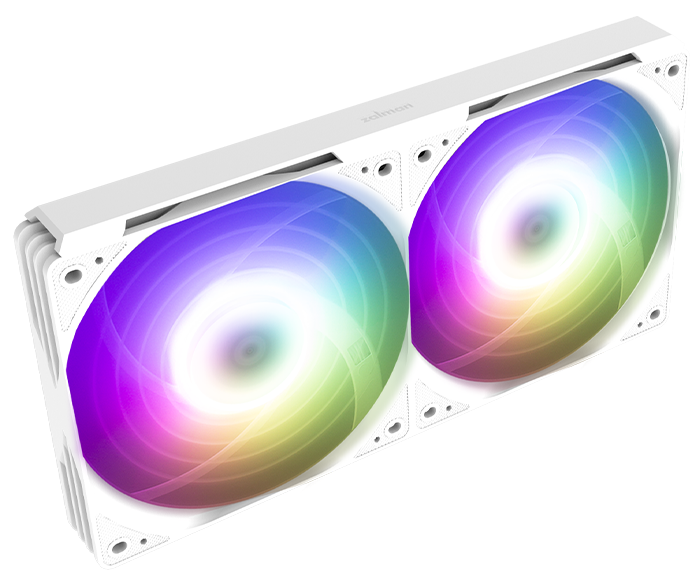 Система водяного охлаждения Zalman CPU Liquid Cooler 240mm, white