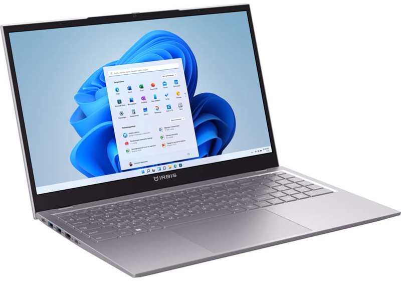 IRBIS 15N 15.6" FHD (1920x1080) IPS AG,Core i5-1155G7,16Gb DDR4-3200(2),512Gb SSD,Wi-Fi 6+BT 5,5300mAh,Metal Case,Kbd Backlit,1.77kg,Grey,3y warranty,Win11Pro