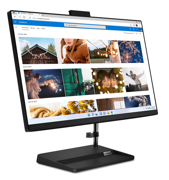 Моноблок Lenovo IdeaCentre AIO 3 24IAP7 23.8" FHD (1920x1080) IPS 250N, i5-13420H, 2x8GB DDR4-3200, 1TB SSD M.2, Intel UHD, WiFi6, BT, HD Cam, Wireless KB&Mouse, NoOS, Black, 1Y