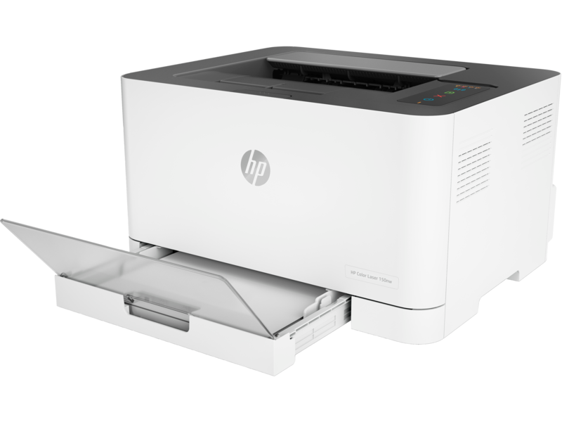 Принтер HP Color Laser 150nw Printer (A4,600x600dpi, (18(4)ppm, 64Mb, USB 2.0/Wi-Fi/Eth10/100,AirPrint, HP Smart,1tray 150, 1y warr, cartridges 700b &500cmy pages in box,repl.SL-C430W ) (4ZB95A#B19)