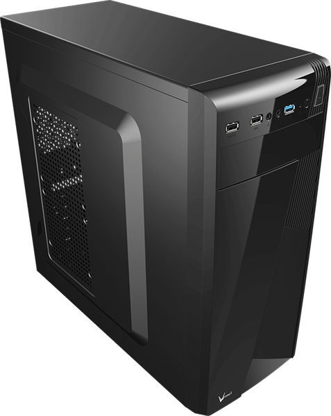 Корпус Formula V Line CS-1101 ATX USB3.0x1/USB2.0x2/audio (ex Aerocool) (вмятина)