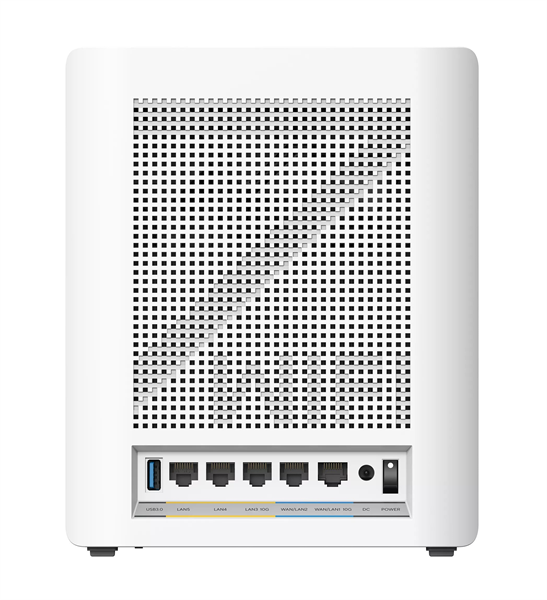 роутер ASUS BQ16 (W-1-PK)//2 access point /802.11b/g/n/ac/ax/be, 1376 + 11529Mbps, 2,4 + 6 gGz, white