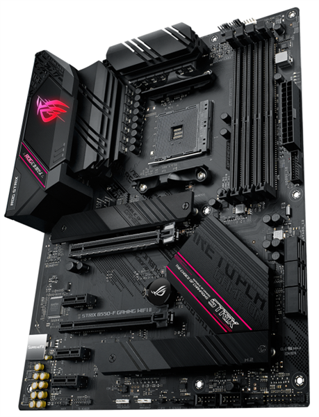 Материнская плата ASUS ROG STRIX B550-F GAMING WIFI II, Socket AM4, B550, 4*DDR4, HDMI+DP, CrossFireX, SATA3 + RAID, Audio, 2,5Gb LAN, USB 3.2*6, USB 2.0*9, ATX ; 90MB19V0-M0EAY0