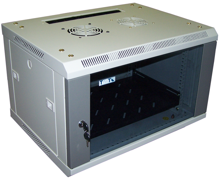 Шкаф Шкаф настенный 2, 18U 600x450, стеклянная дверь