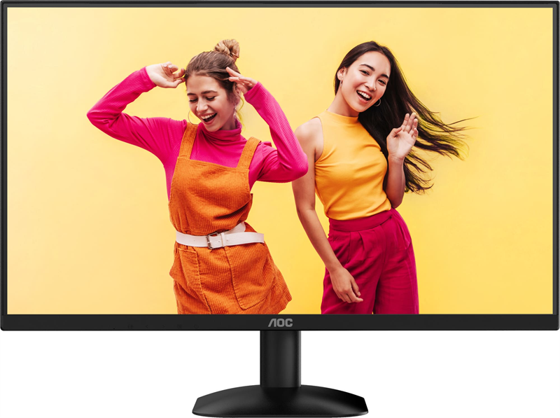 Монитор 27" AOC 1920x1080 WLED 16:9 VA 250cd, 3000:1, 4ms, 178°/178°, VGA, HDMI, 100Hz, Tilt, VESA, External, Black, 3y