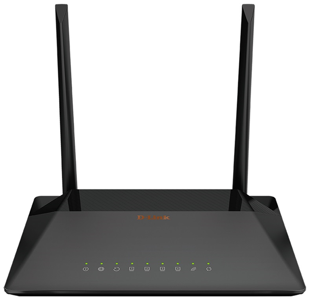 Роутер D-Link Беспроводной маршрутизатор N300 VDSL2, 2,4 ГГц, 4x100Base-TX LAN, 1xDSL, Annex A, 2 внешние несъемные антенны 5 дБи, поддержка Ethernet WAN