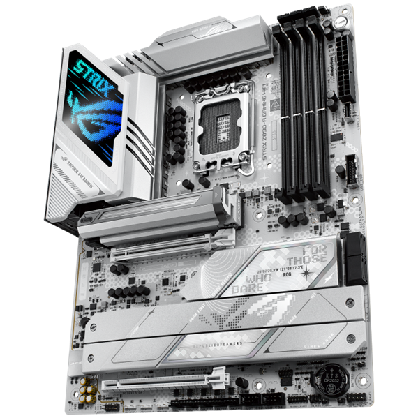 Материнская плата ASUS ROG STRIX Z890-A GAMING WIFI, LGA1851, Z890, 4*DDR5, 4*SATA, 5*M.2, 7*USB 3.2, Type-C, 2*PCIx16, 2*Thunderbolt™ 4, HDMI+DP, ATX; 90MB1I90-M0EAY0