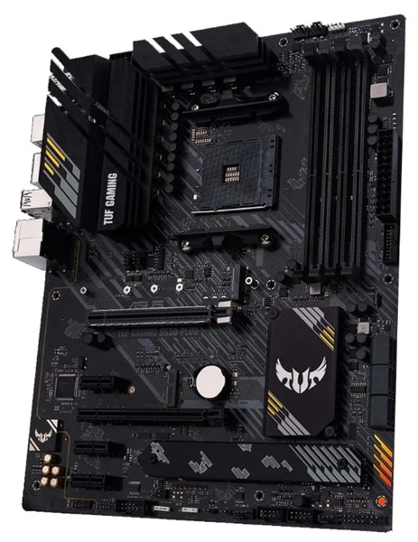 Материнская плата ASUS TUF GAMING B550-PLUS, Socket AM4, B550, 4*DDR4, HDMI+DP, CrossFireX, SATA3 + RAID, Audio, 2,5Gb LAN, USB 3.2*8, USB 2.0*6, COM*1 header (w/o cable) ATX ; 90MB14G0-M0EAY0
