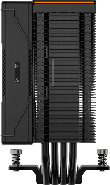 Кулер для процессора PCCooler RZ400 V2 BK, 120mm FAN, 4 HEAT PIPES, 4-PIN PWM, 500-2200 RPM, 32 DBA, FDB BEARING, LGA 1851/1700/1200/115X, AMD AM5/AM4
