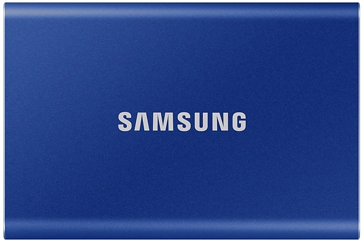 Тведотельный накопитель SSD Samsung T7 External 2Tb (2048GB) BLUE USB 3.2 (MU-PC2T0H/WW) 1year