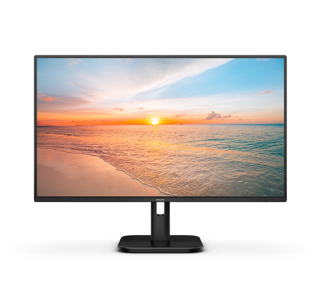 Монитор 23,8" Philips 24E1N1100D 1920x1080, 16:9, IPS, 250 cd/m2, 4 ms, 1300:1, 178/178, VGA, HDMI, DVI, 100Hz, Tilt, Internal, Vesa, Black, 3y