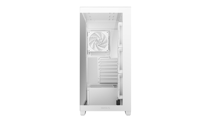 корпус Deepcool CG580 4F WH без БП, боковое окно (панорама), 4x120mm ARGB PWM вентилятора, белый, ATX (R-CG580-WHADA4-G-1)