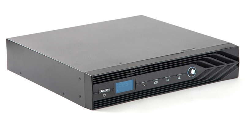 Источник бесперебойного питания (9902) Бастион SKAT-UPS 1000ВА/900Вт RACK 2U/On-Line/2хБезАКБ(40-120Ач)/220В/SNMP slot/5 л.г./МПТ