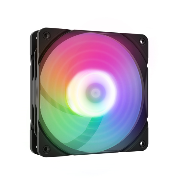 Вентилятор для корпуса ZALMAN ZM-AF120R ARGB BLACK, REVERSE, 120x120x25mm, 4-PIN PWM, 800-1500 RPM, 24,3 DBA MAX, HYDRO BEARING
