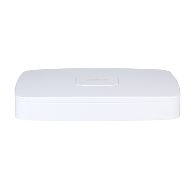 Видеорегистратор DAHUA 8-канальный IP-видеорегистратор с PoE, 4K и H.265+ Входящий поток до 160Мбит/с; сжатие: H.265+, H.265, H.264+, H.264; разрешение записи до 12Мп; накопители: 1 SATA III до 20Тбайт; воспроизведени