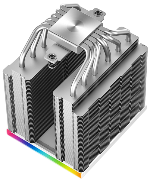 Кулер для процессора DEEPCOOL AK620 DIGITAL SE WH LGA20XX/1700/1200/115X/AM5/AM4 (9шт/кор, TDP 260W, PWM, DUAL Fan 120mm, 6 тепл. трубок, ARGB, белый) RET (R-AK620-WHADMN-GJD)