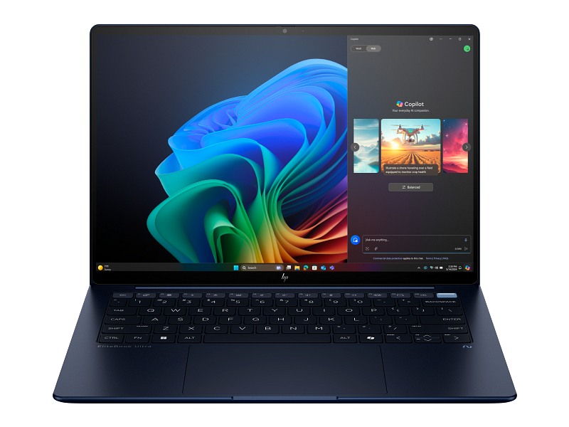 Ноутбук HP EliteBook Ultra G1i U7 258V,14" 3k (2880x1800) OLED 400cd BrightView AG,32Gb LPDDR5x-8533,1Tb SSD NVMe,64Wh,ENG/RU Kbd Backlit,1.19kg,Blue,1y,Win11Pro NGP