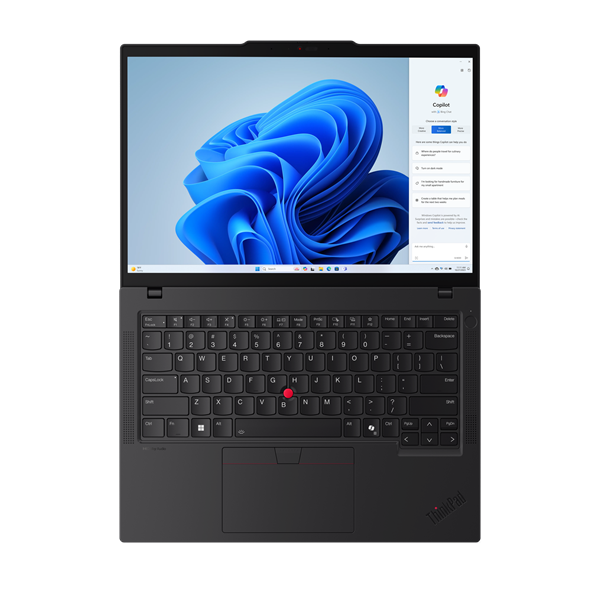 ThinkPad T14 Gen 5 14" 2.8K OLED (2880х1800)400N, Ultra 7 155U, 16GB DDR5 5600, 512GB SSD M.2, Intel Graphics, WIFI6, BT, KB Ru/Eng, 65W USB-C , 4Cell, Win 11 ProChina, 1,4kg, 1Y