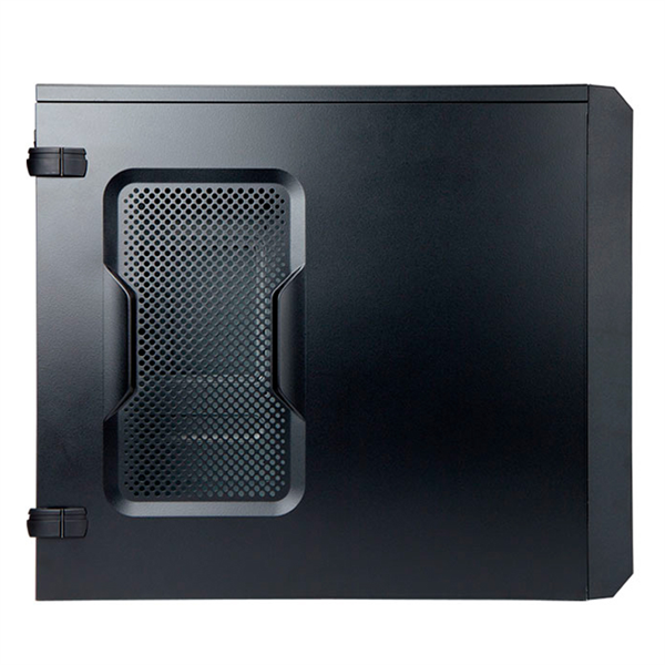 Корпус серверный Midi Tower InWin PE689 Black 650W B65E 80plus Bronze USB3.0*2+A(HD)+front fan 120mm*1+rear fan 120mm*1+ 2*2SATA+1*1SATA / holes for SL20” RACKMOUNT