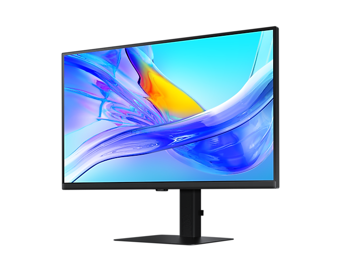 Монитор Samsung 27" ViewFinity S8 S27D804UAI IPS LED 16:9 3840x2160x60Hz 5ms 350cd 1000:1 178/178 1,07 млрд;HDR10;DP;HDMI;USB-C(90 Вт);USB3.0x3;RJ45;KVM Switch;Tilt; Swiv; HAS; Pivot; VESA; Black