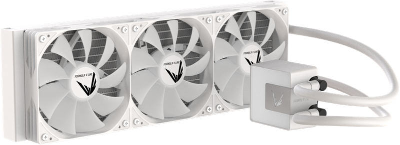Система водяного охлаждения Formula V Line ICE JET GLOW 360 WH, 360mm, 3x120mm, ARGB fans, LGA115X/1200/1700/1851, AM4/AM5