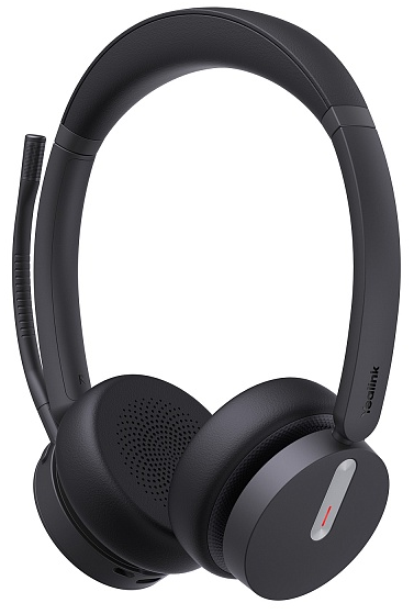 Гарнитура YEALINK WH64 Dual UC Дуо, Беспроводная, HD звук, 160м DECT, Bluetooth, Шумоподав,