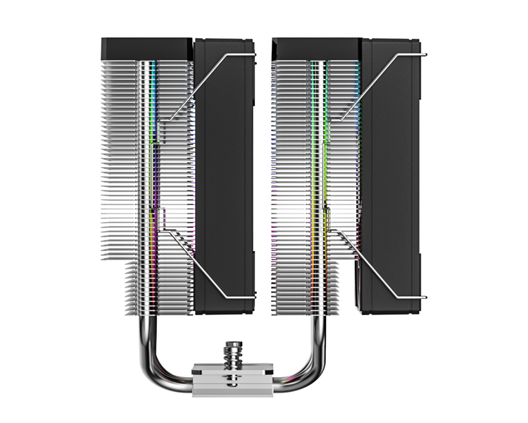 Кулер для процессора ID-COOLING FROZN A620 PRO SE ARGB LGA1700/1200/115X/AM5/AM4 (8шт/кор, TDP 260W, PWM, черный, 6 тепл.трубок + медная база, DUAL ARGB FAN 120mm) RET