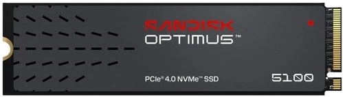 Твердотельный накопитель SanDisk SSD Optimus 5100 M.2 2280 NVMe 1Tb, 7100MBs/6700MBs TBW 600, SDSP51100TAN, 1 year