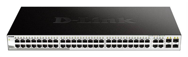 Коммутатор D-Link Управляемый L2 коммутатор, 48х1000Base-T, 4хCombo 1000Base-T/SFP, упрощенный интерфейс CLI