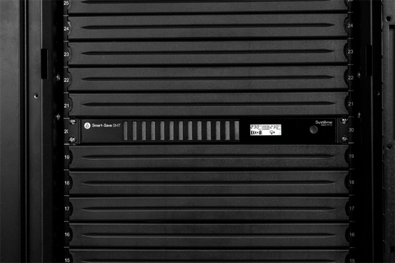 Источник бесперебойного питания Systeme Electric Smart-Save SMT, 750VA/450W, RM 1U, Line-Interactive, LCD, Out: 230V 4xC13, SNMP Intelligent Slot, USB, RS-232