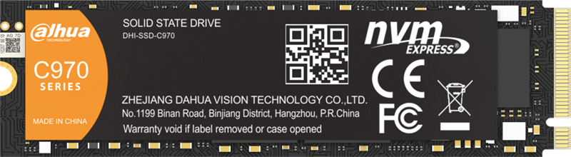 SSD накопитель Dahua SSD C970 2TB M.2 2280 PCIe4x4 3D NAND TLC, R/W up to 4800/4400MB/s, IOPS(R4K) 225K/180K, TBW 4000TB 3y wty