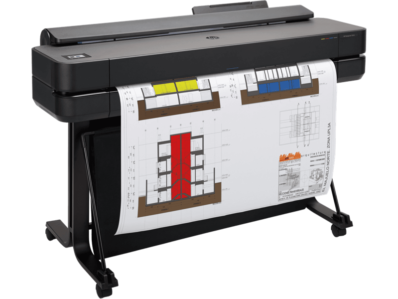 Широкоформатный принтер HP DesignJet T650 Printer (36",4color,2400x1200dpi,1Gb, 25spp(A1),USB/GigEth/Wi-Fi,stand,media bin,rollfeed,sheetfeed,tray50(A3/A4), autocutter,GL/2,RTL, repl. 5ZY62A/5HB10A (5HB10D#B19))